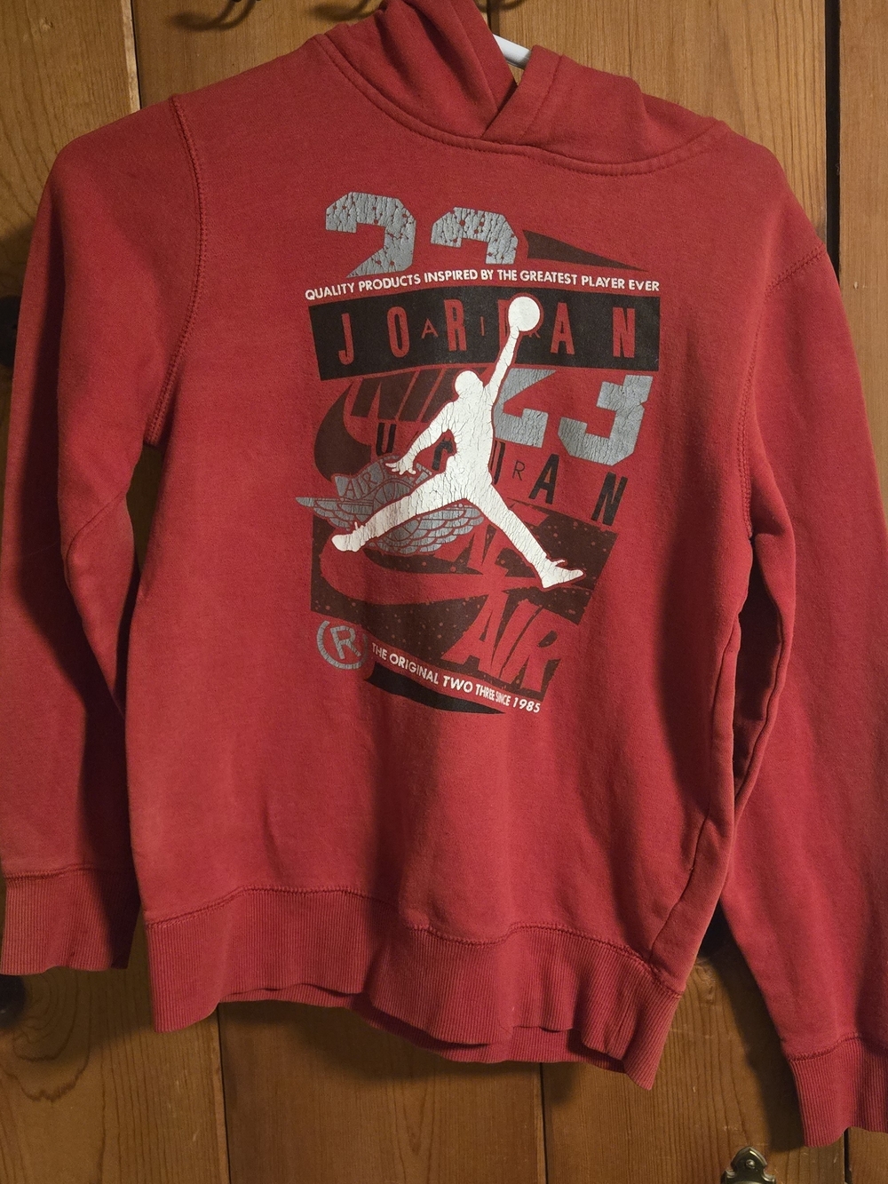 Nike Red Jordan Graphic Pullover Hoodie